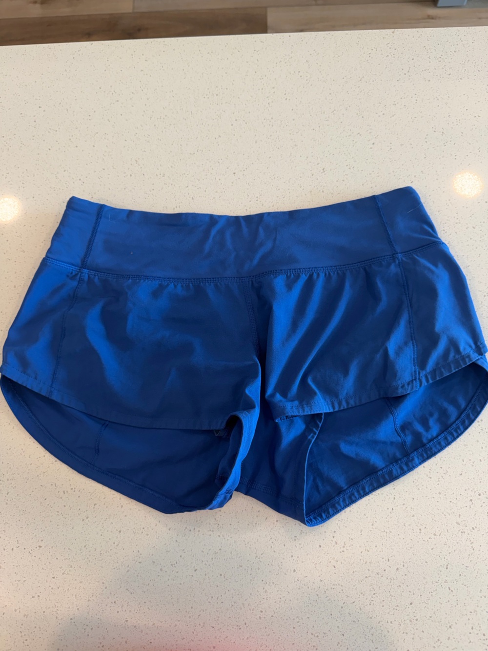 Lululemon Speed Up High-Rise Short 2.5" size 4 blue